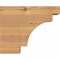 Ekena Millwork Mediterranean Smooth Rafter Tail, Western Red Cedar, 5 1/2"W x 10"H x 12"L RFT06X10X12MED00SWR - alternate 2